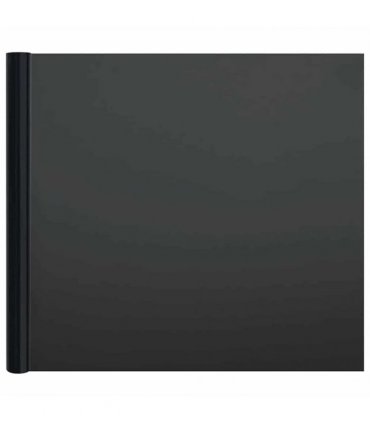vidaXL Window Films 3 pcs Static Frosted Black PVC