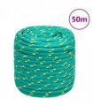 vidaXL Boat Rope Green 18 mm 50 m Polypropylene