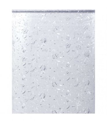 vidaXL Window Film Frosted Flower Pattern 90x500 cm PVC