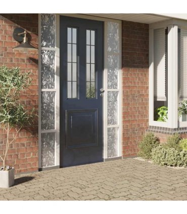 vidaXL Window Film Frosted Flower Pattern 90x500 cm PVC