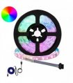 vidaXL LED Strip 2 pcs Black and Transparent 1700 mm