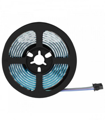 vidaXL LED Strip 2 pcs Black and Transparent 1700 mm
