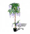 vidaXL Artificial Wisteria with Pot 120 cm