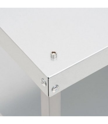 vidaXL Table for Oven Smoker 40x28x44.5 cm Galvanised steel