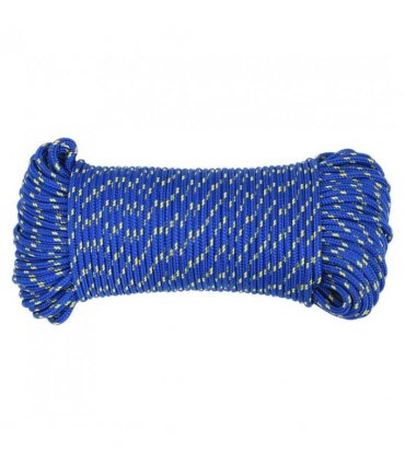 vidaXL Boat Rope Blue 3 mm 100 m Polypropylene