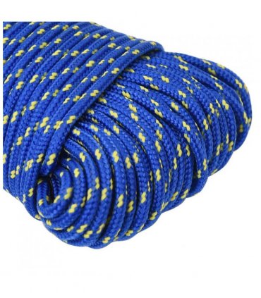 vidaXL Boat Rope Blue 3 mm 100 m Polypropylene