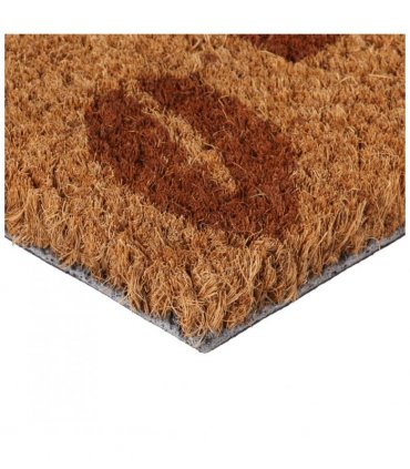 vidaXL Door Mat Natural 45x75 cm Tufted Coir