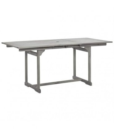 vidaXL Garden Dining Table (120-170)x80x75 cm Solid Acacia Wood