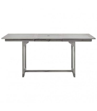 vidaXL Garden Dining Table (120-170)x80x75 cm Solid Acacia Wood