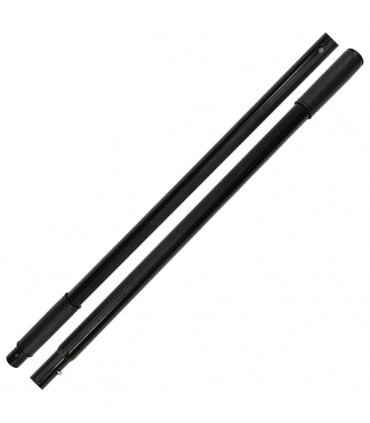 vidaXL Pitchfork Handle Ø3.5x127.5 cm Black Steel