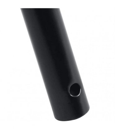 vidaXL Pitchfork Handle Ø3.5x127.5 cm Black Steel