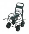vidaXL Garden Hose Trolley with 1/2" Hose Connector 75 m Steel