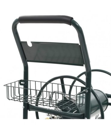 vidaXL Garden Hose Trolley with 1/2" Hose Connector 75 m Steel