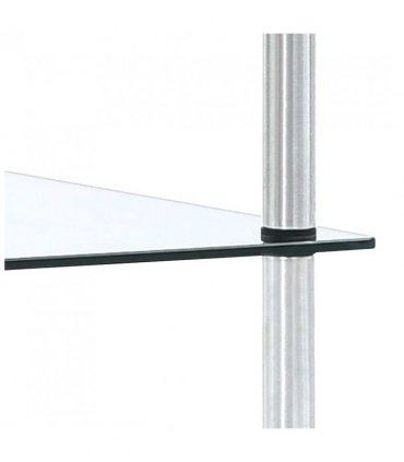 vidaXL 4-Tier Shelf Transparent 40x40x100 cm Tempered Glass