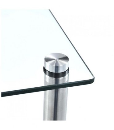 vidaXL 4-Tier Shelf Transparent 40x40x100 cm Tempered Glass
