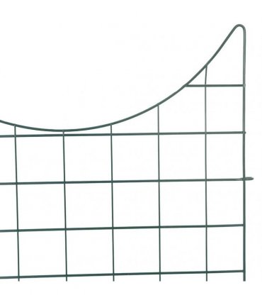 vidaXL Pond Fence Set 8 pcs Green 50 x 80 cm Steel