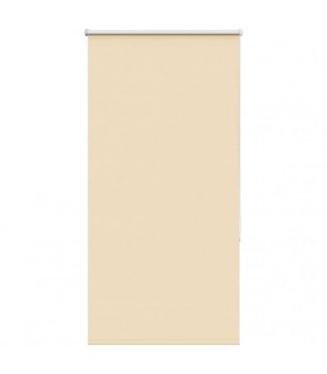 vidaXL Roller Blind Blackout Beige 80x175 cm Fabric Width 75.7 cm Polyester