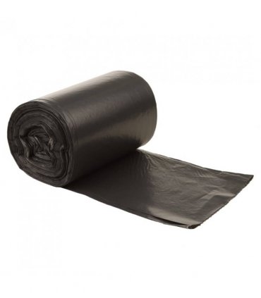 vidaXL Bin Bags 250 pcs Black 60 L