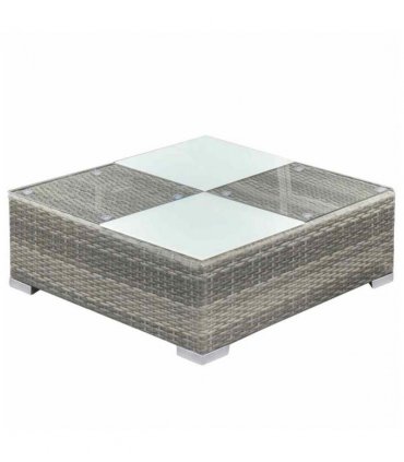 vidaXL Patio Furniture | Grey | Powder-coated steel frame | 8 Piece Set