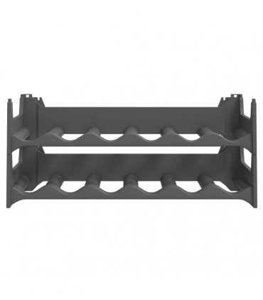 vidaXL Wine Rack for 12 Bottles PP Stackable