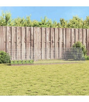 vidaXL Rabbit Cage Silver 430 x 100 x 85 cm Galvanised Steel
