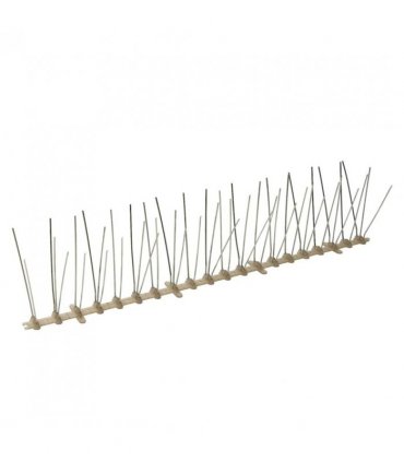 vidaXL 5-row Plastic Bird & Pigeon Spikes Set of 20 10 m