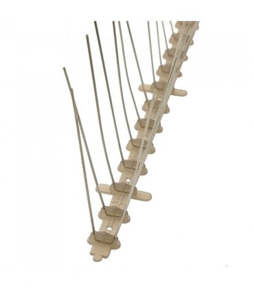 vidaXL 5-row Plastic Bird & Pigeon Spikes Set of 20 10 m