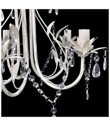 Crystal Pendant Ceiling Lamp Chandelier Elegant 5 Bulb Sockets