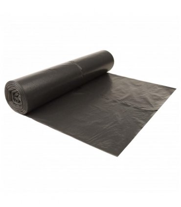 vidaXL Bin Bags 250 pcs Black 120 L