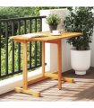 vidaXL Folding Balcony Table 90x60x72 cm Solid Wood Acacia