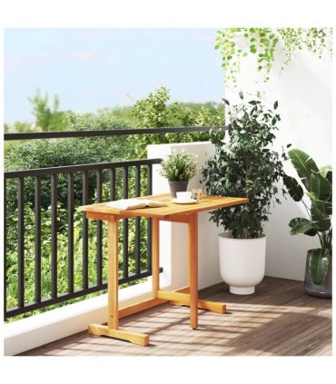vidaXL Folding Balcony Table 90x60x72 cm Solid Wood Acacia