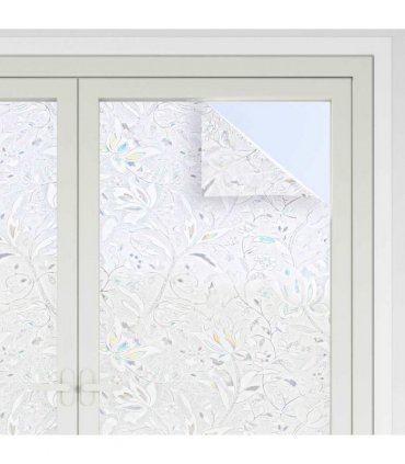 vidaXL Window Films 4 pcs Frosted Flower Pattern PVC