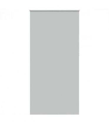 vidaXL Roller Blind Blackout Light Grey 95x210 cm Fabric Width 90.7 cm Polyester