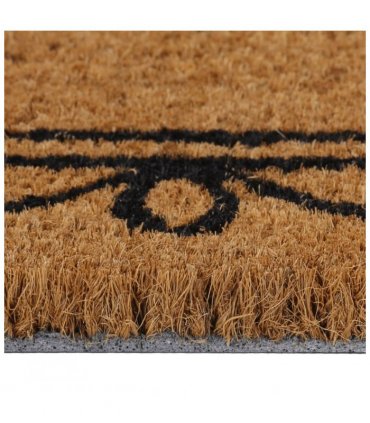 vidaXL Door Mat Natural 45x75 cm Tufted Coir