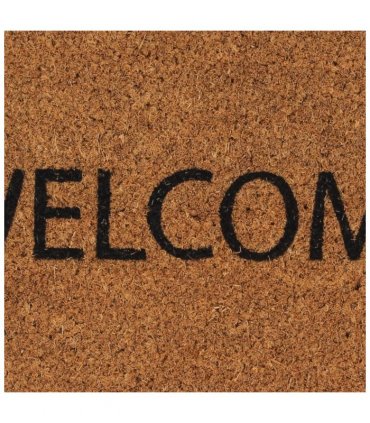 vidaXL Door Mat Natural 45x75 cm Tufted Coir