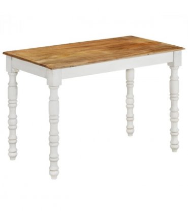 vidaXL Dining Table 110x60x76 cm Solid Wood Mango