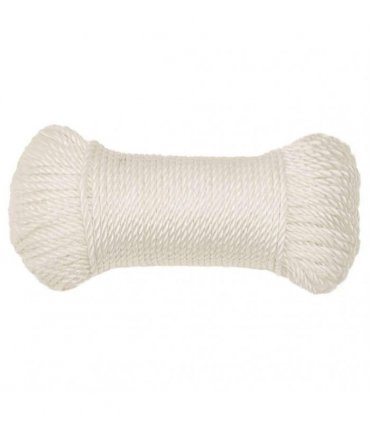 vidaXL Work Rope White 6 mm 250 m Polypropylene