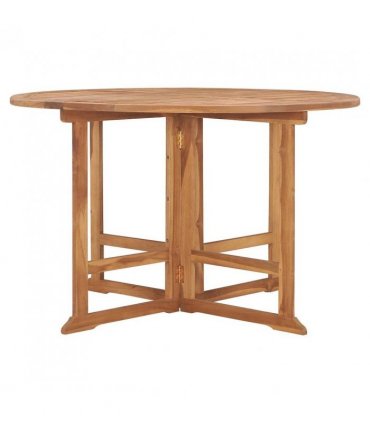 vidaXL Outdoor Dining Set | Natural teak | Smooth-sanded teak hardwood