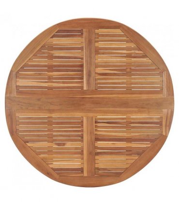 vidaXL Outdoor Dining Set | Natural teak | Smooth-sanded teak hardwood