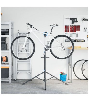 vidaXL Bike Repair Stand Foldable Adjustable 108-188 cm Blue Steel