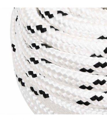 vidaXL Work Rope White 16 mm 100 m Polyester