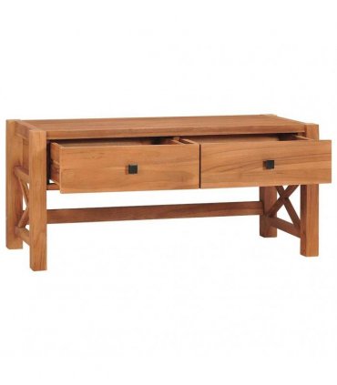 vidaXL TV Cabinet 100x40x45 cm Teak Wood