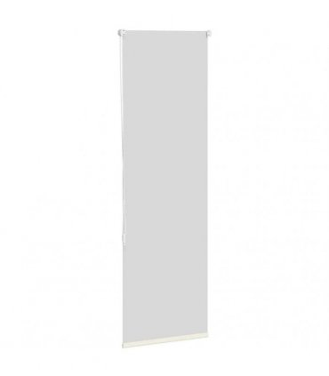 vidaXL Roller Blind Blackout Off White 50x130 cm Fabric Width 45.7 cm Polyester