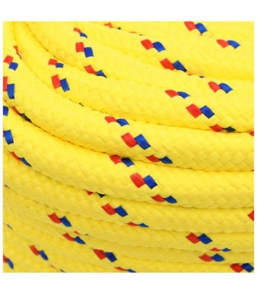 vidaXL Boat Rope Yellow 16 mm 100 m Polypropylene
