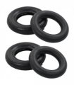 vidaXL Tyre And Inner Tube | Black | Rubber | 3.50-8 4PR