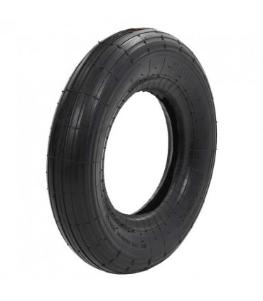 vidaXL Tyre And Inner Tube | Black | Rubber | 3.50-8 4PR