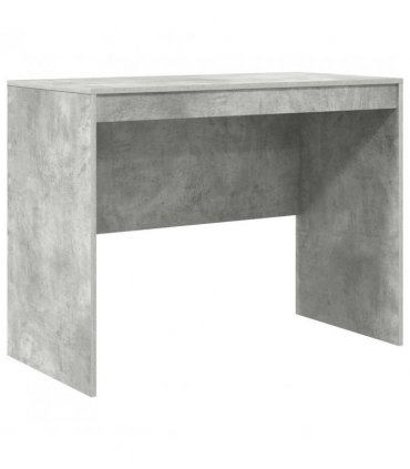 vidaXL Desk with Drawer 2 pcs Concrete Grey
