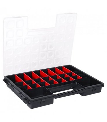 vidaXL Assortment Boxes 5 pcs with Adjustable Dividers 385x283x50 mm Plastic