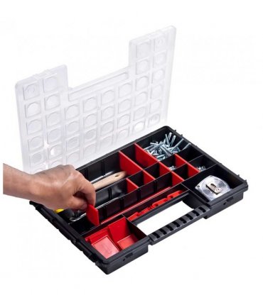vidaXL Assortment Boxes 5 pcs with Adjustable Dividers 385x283x50 mm Plastic