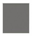 vidaXL Roller Blind Blackout Grey 120x175 cm Fabric Width 116.6 cm Polyester